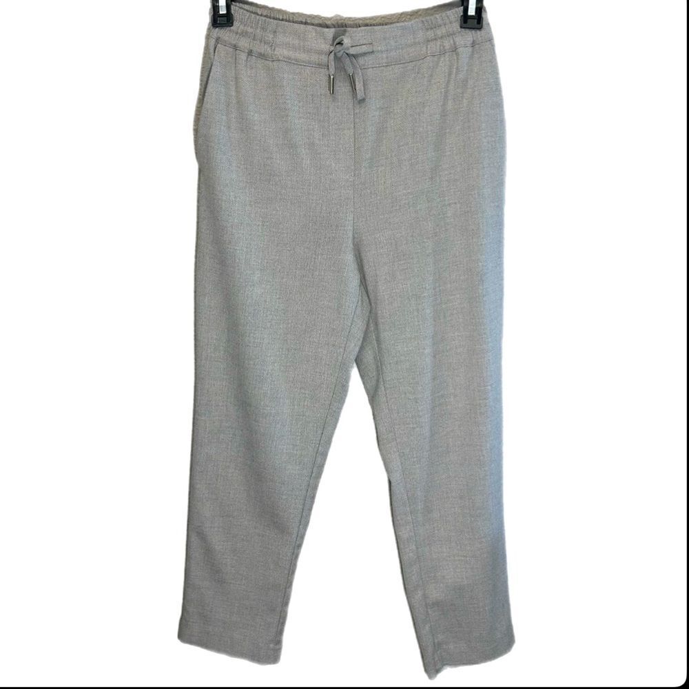 Zara Women’s Size Small Grey Trousers Drawstring with Pockets